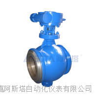 涡轮手动侧装式焊接偏心半球阀