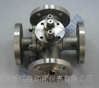 Q46F不锈钢法兰四通球阀，四通四密封球阀 不锈钢法兰球阀